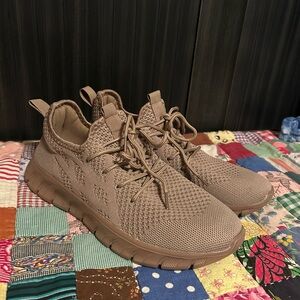 Men's Brown Knit Sneakers